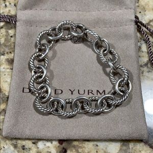 David Yurman link bracelet with bag